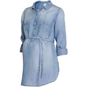H&M MAMA Maternity denim shirt!